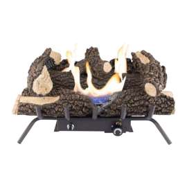 Pleasant Hearth Wildwood Fireplace Log Set 33 lb
