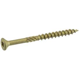 Hillman Power Pro No. 10 X 4 in. L Bronze Star Flat Head Premium Deck Screws 5 lb 260 pk