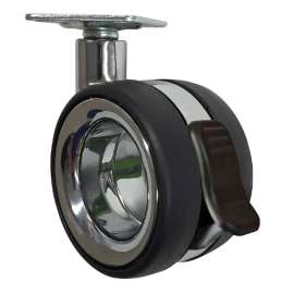 Shepherd Hardware 3 in. D Swivel Polyurethane Caster 121 lb 1 pk