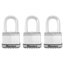 Master Lock Magnum 2 in. W X 1-1/2 in. L Laminated Steel Ball Bearing Locking Padlock Keyed Alike