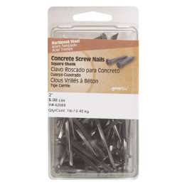 Hillman 2 in. Concrete Steel Nail Flat Head 1 lb