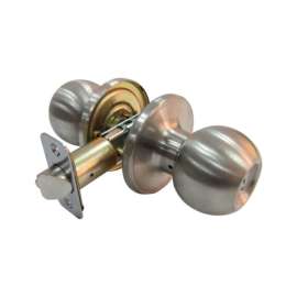 Faultless Ball Satin Entry Knobs Right Handed