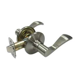 Faultless Naples Lever Satin Nickel Passage Lever Right Handed