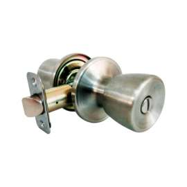 Faultless Tulip Satin Stainless Steel Privacy Knob Right Handed
