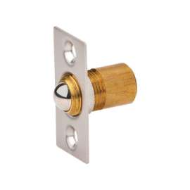 Ives 1.5 in. H X 0.75 in. W X 1 in. D Satin Nickel Brass Ball Catch