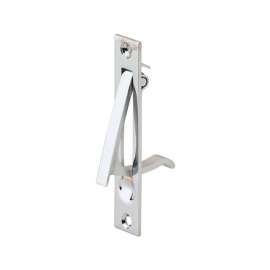 Ives 3-7/8 in. L Bright Chrome Brass Sliding Door Edge Pull