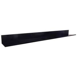 Hangman 2.5 in. H X 24 in. W X 4.5 in. D Black Aluminum Floating Shelf
