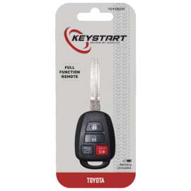 KeyStart Renewal KitAdvanced Remote Automotive Replacement Key TOY060H Double For Toyota