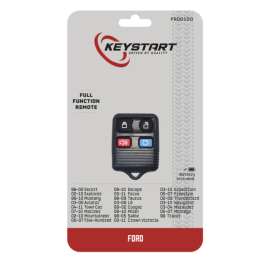 KeyStart Self Programmable Remote Automotive Replacement Key FRD010 Double For Ford
