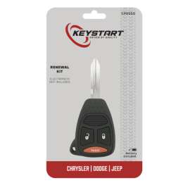 KeyStart Renewal KitAdvanced Remote Automotive Replacement Key CP055 Double For Mopar