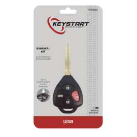 KeyStart Renewal KitAdvanced Remote Automotive Replacement Key CP023 Double For Toyota