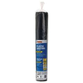 Frost King Plastic Sheeting 4 mil X 15 W X 25 ft. L Plastic Black
