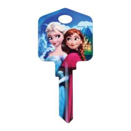 Hillman Disney Frozen House/Padlock Universal Key Blank Single