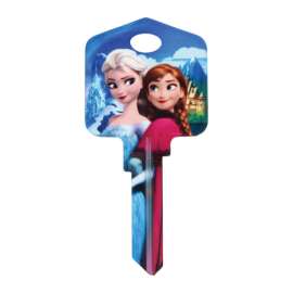 Hillman Disney Frozen House/Padlock Universal Key Blank Single