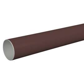 Plastmo 2.5 in. W X 120 in. L Brown Vinyl Round Downspout
