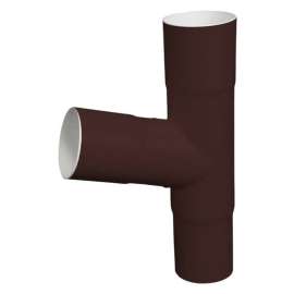Plastmo 8 in. W X 12 in. L Brown Vinyl Round Downspout Adapter