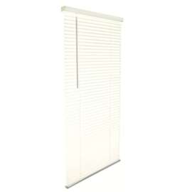 Living Accents Vinyl 1 in. Blinds 43 in. W X 64 in. H Alabaster Cordless