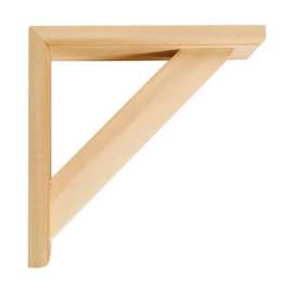 Waddell Natural Wood Shelf Support Bracket 9 in. L 5 lb