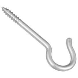 National Hardware Zinc-Plated Silver Steel 2-9/16 in. L Ceiling Hook 25 lb 10 pk