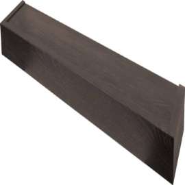 High & Mighty 2 in. H X 36 in. W X 6 in. D Espresso Wood Floating Shelf