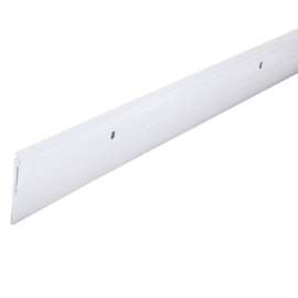 M-D Deny White Aluminum/Vinyl Sweep For Doors 36 in. L X 2.75 in.