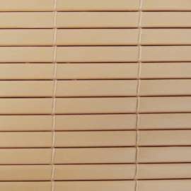 Radiance Vinyl Rollup Shade 72 in. W X 72 in. H Bamboo Cordless