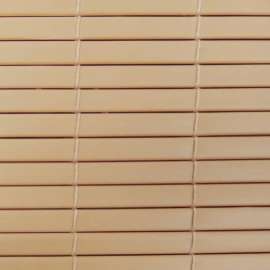 Radiance Vinyl Rollup Shade 120 in. W X 72 in. H Bamboo Cordless