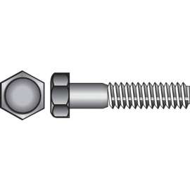 Hillman 5/16-18 in. D X 4-1/2 in. L Stainless Steel Hex Head Cap Screw 25 pk