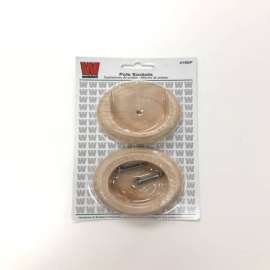 Waddell 1 in. L X 1-3/4 in. D Wood Closet Rod Socket Set