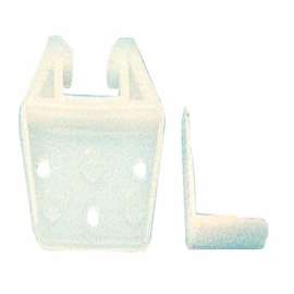 Prime-Line Plastic Center Guide Drawer Track Guide 2 pk