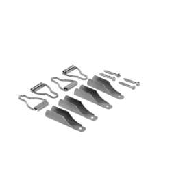 M-D Aluminum Screen Frame Fasteners 8 pk
