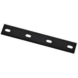 Hampton 1-1/2 in. W X 10 in. L Black Steel Mending Plate