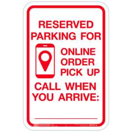 Hy-Ko English White Informational Sign 18 in. H X 12 in. W
