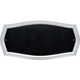 Hillman Distinctions Black Die-Cast Zinc Heritage Address Plate