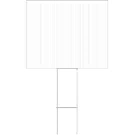 Hillman White Blank Sign 20 in. H X 24 in. W