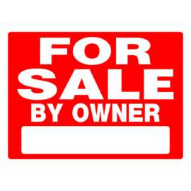 Hillman English Red For Sale Sign 18 in. H X 24 in. W