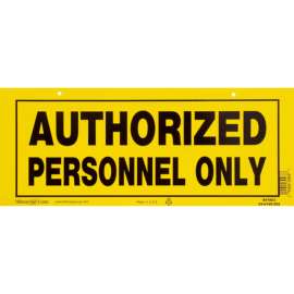 Hillman English Yellow Do Not Enter Sign 6 in. H X 15 in. W