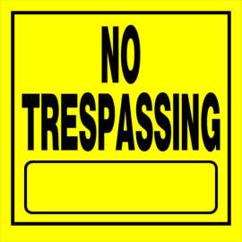 Hillman English Yellow Sign 11 in. H X 11 in. W