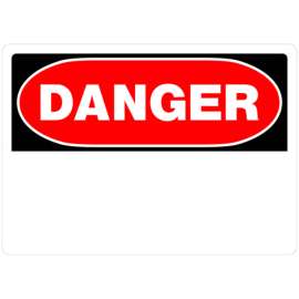 Hillman English White Sign 10 in. H X 14 in. W