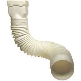 Spectra Pro Select 55 in. H X 3 in. W X 4 in. L White Plastic Downspout Extension