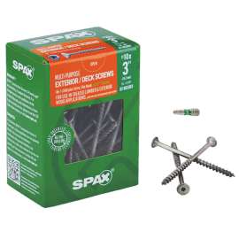 Spax No. 10 Label X 3 in. L T-20+ Flat Head Multi-Purpose Screws 1 lb 67 pk