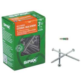 Spax No. 9 Label X 3 1/4 in. L T-20+ Flat Head Multi-Purpose Screws 1 lb 83 pk