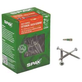 Spax No. 9 Label X 2-1/2 in. L T-20+ Flat Head Multi-Purpose Screws 1 lb 109 pk