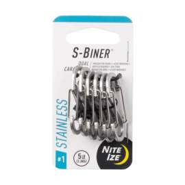 Nite Ize Stainless Steel Silver Dual Carabiner S-Biner