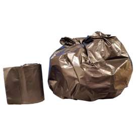 NORAMCO 30 gal Trash Can Liners Handle Tie 1 pk