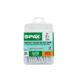 SPAX PowerTrim No. 8 X 2-1/2 in. L Star Trim Head Trim Screws 0.8 lb 100 pk