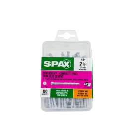 SPAX PowerTrim No. 8 X 2-1/2 in. L Star Trim Head Trim Screws 0.8 lb 100 pk