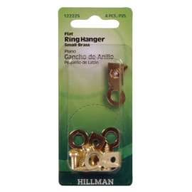 Hillman AnchorWire Steel-Plated Large Ring Hanger 4 pk
