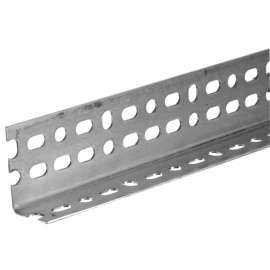SteelWorks 1-1/2 in. X 2-1/4 in. W X 36 in. L Zinc Plated Steel Slotted Angle