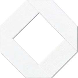 Grid Axcents 48 in. W X 8 ft. L White Plastic Lattice Panel